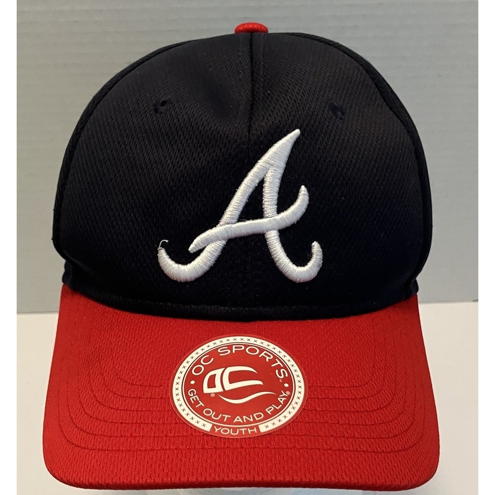 Youth Size Atlanta Braves Adjustable Hat Cap New